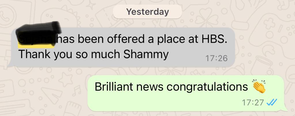 Testimonial from Parents